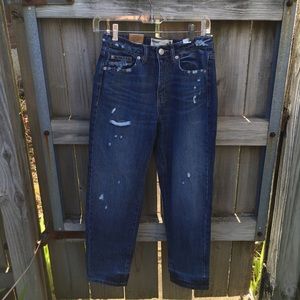 NWT garage distressed mom jeans!!
